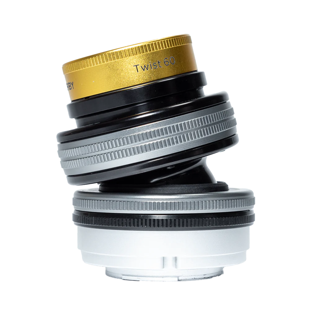 Lensbaby Twist 60 + Double Glass II Optic Swap Kit for Canon EF Mount