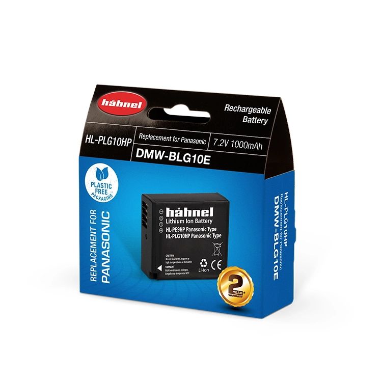 Hahnel HL-PLG10HP 1000mAh 7.2V Battery for Panasonic DMW-BLG10E