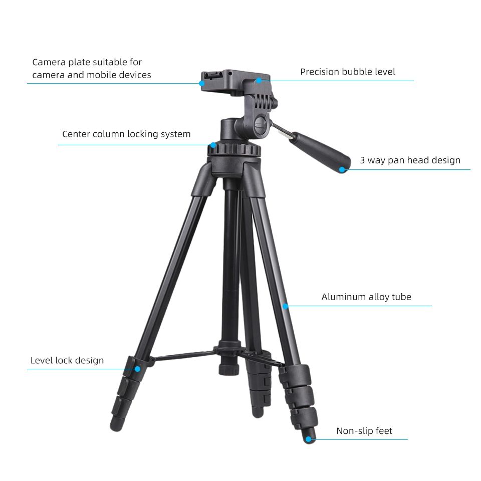 Gizomos G100 Tripod with Bluetooth Remote & Bag