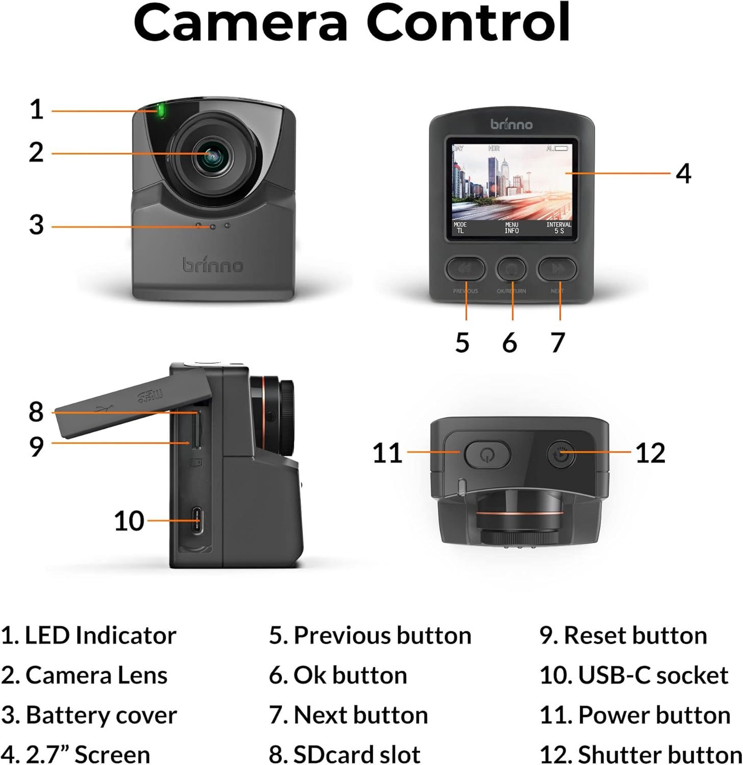 Brinno TLC2020 Time Lapse Camera ( Wall Mount Bundle )