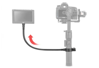 Zhiyun Crane 2 ¼" Thread Metal Holder with Flexible Pipe