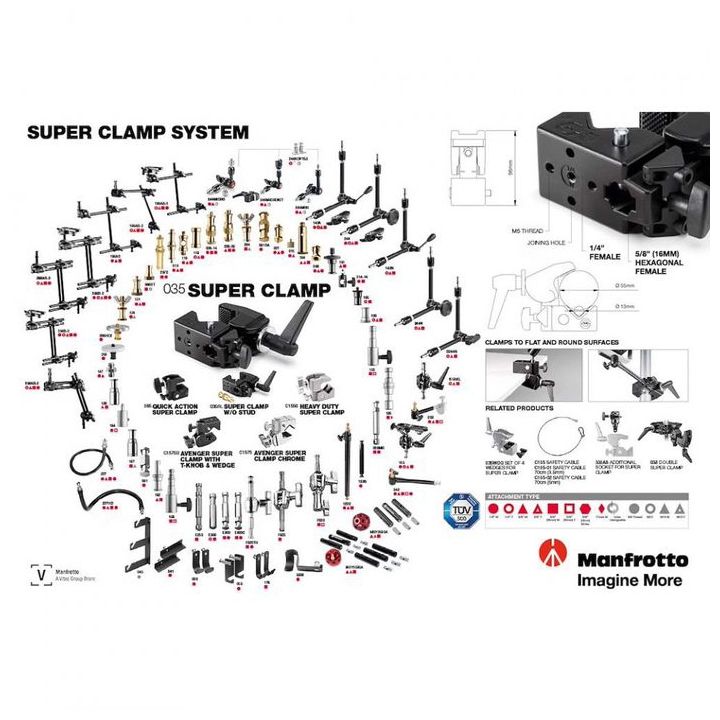Manfrotto Super Clamp without Stud