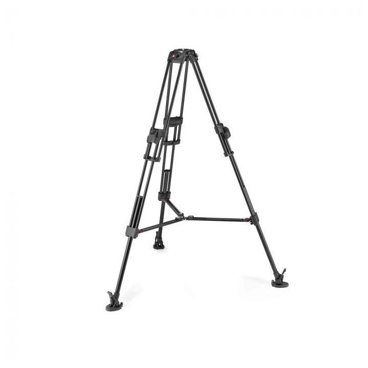 Manfrotto 526 and 645 Fast Twin Aluminium 2-in-1 Video Tripod System