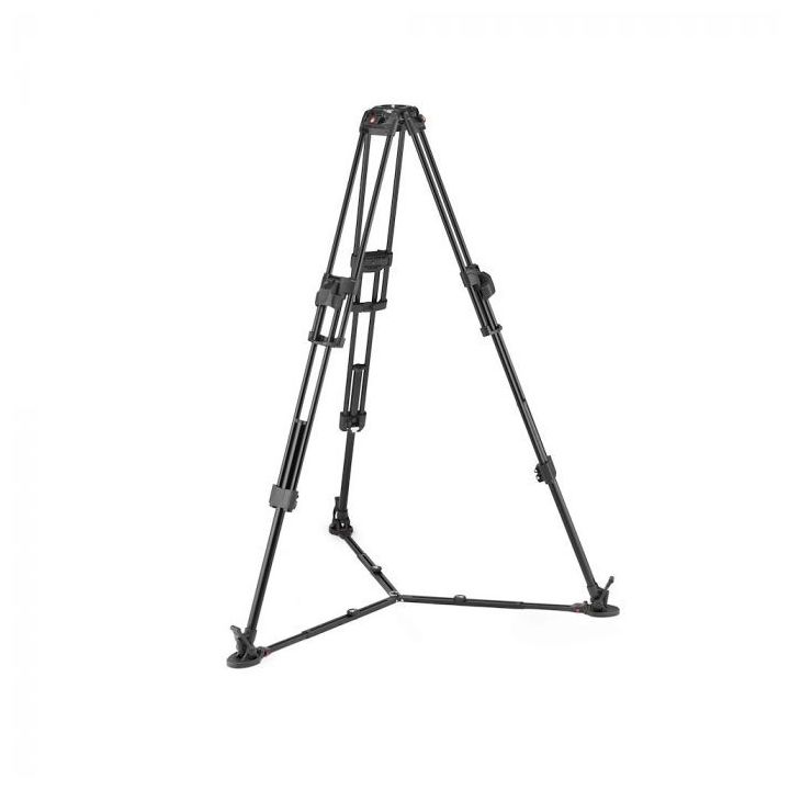 Manfrotto 526 and 645 Fast Twin Aluminium 2-in-1 Video Tripod System