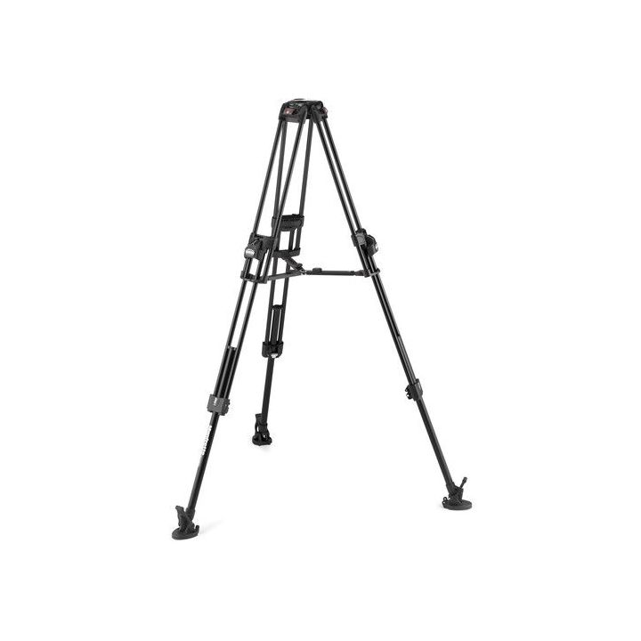 Manfrotto 504X Fluid Video Head and 645 Fast Twin Aluminium Tripod