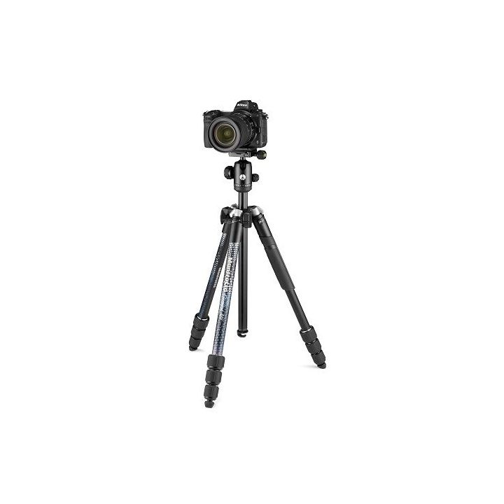 Manfrotto Element MII Aluminium 4-Section Tripod with Ball Head, Black