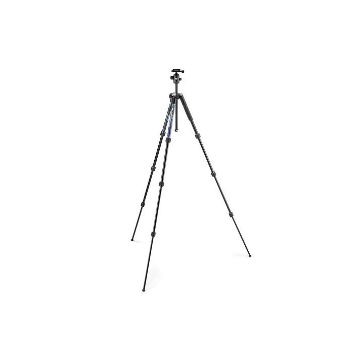 Manfrotto Element MII Blue Aluminium 4 Section Tripod with Ball Head