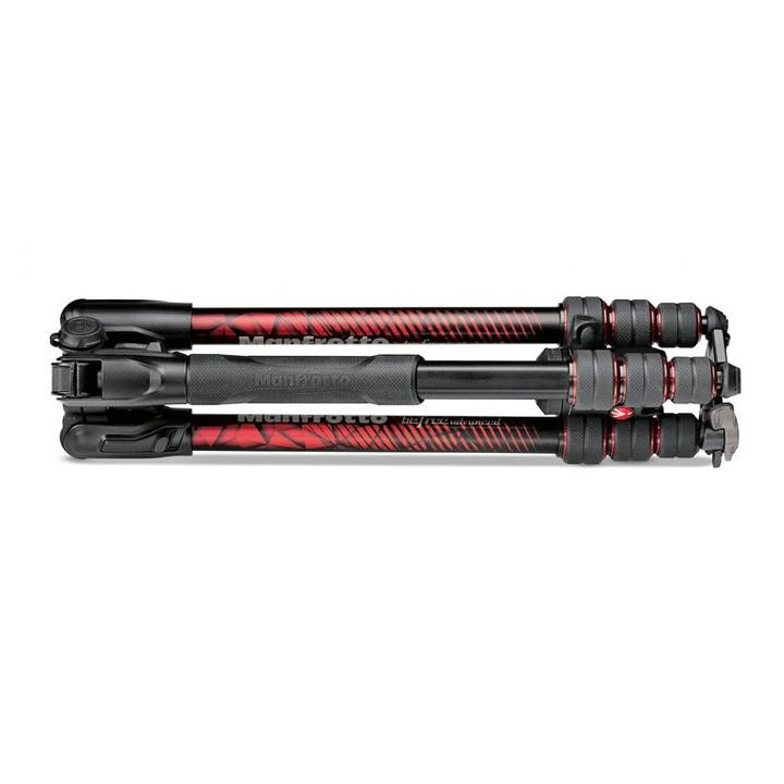 Manfrotto Befree Advanced Aluminium Travel Tripod with Ball Head and Twist Lock, Red