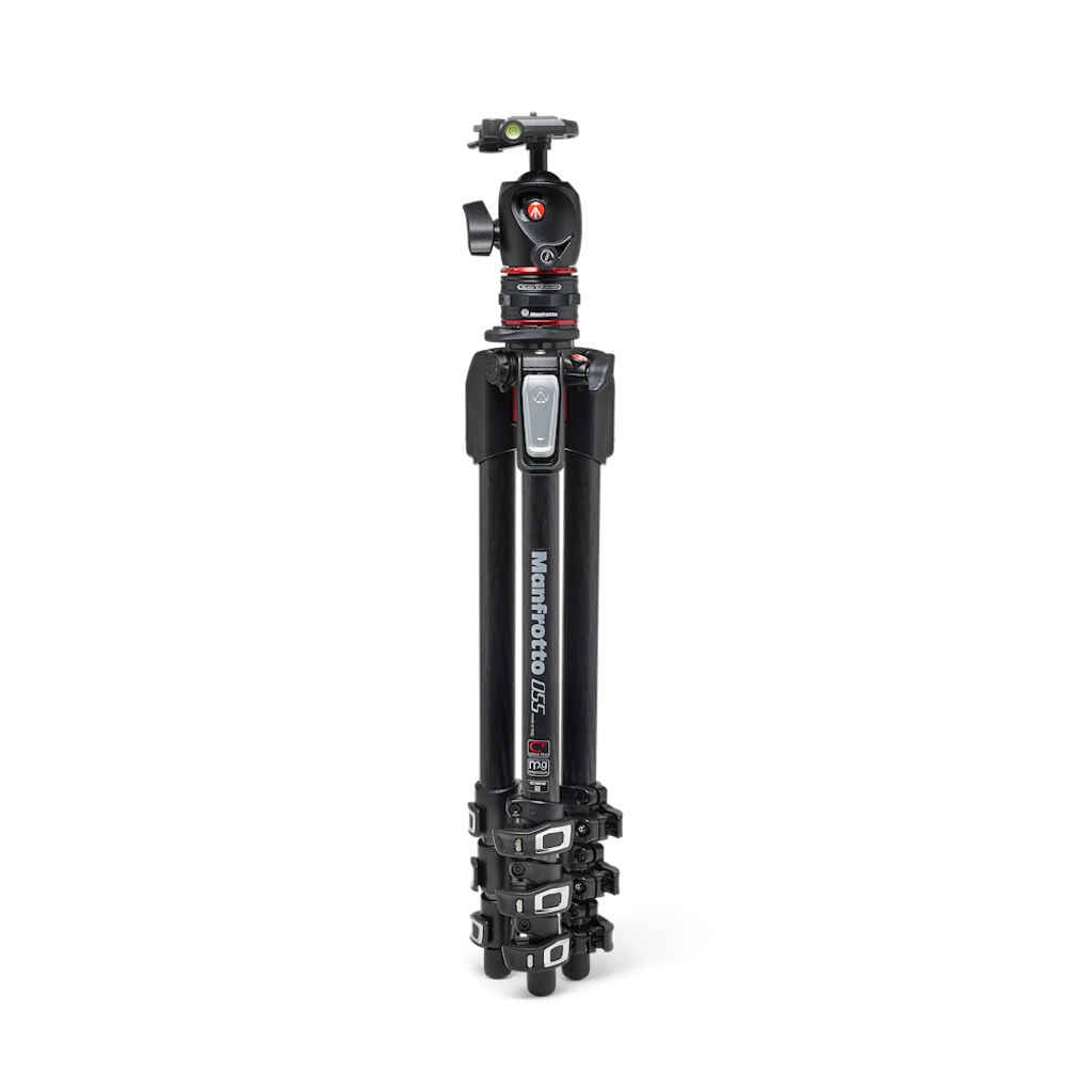 Manfrotto 055 Carbon Fibre 4-Section Tripod Kit with XPRO Ball Head and Quick Release