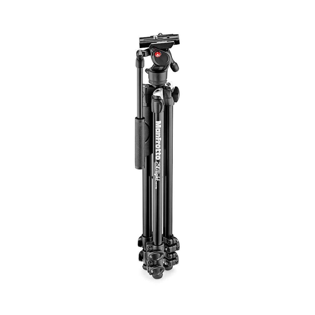 Manfrotto 290 Light Tripod with Befree Live Video Head and PIXI Mini Tripod Bundle