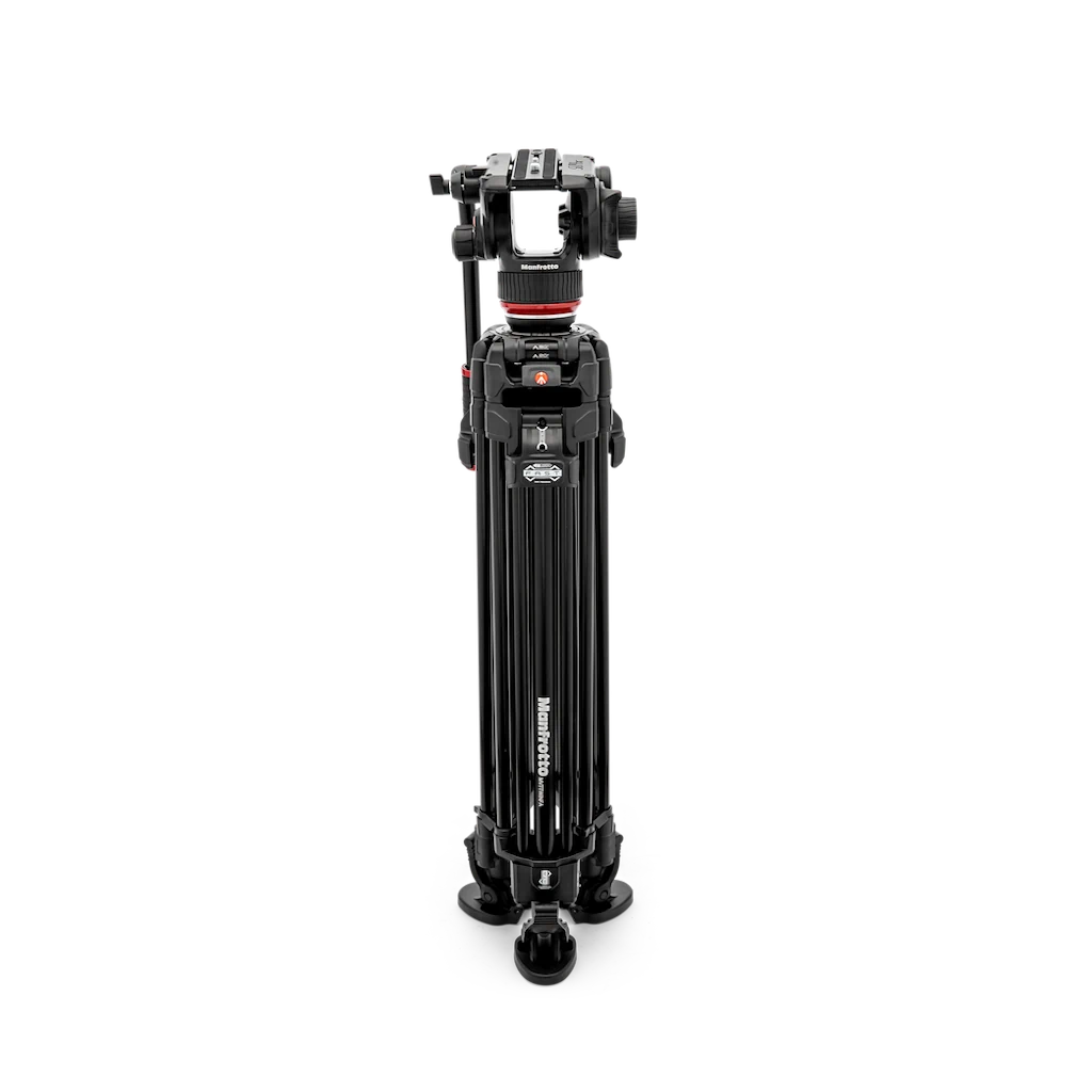 Manfrotto 504X Fluid Video Head, Fast Twin Aluminium Tripod and XPRO Monopod Bundle