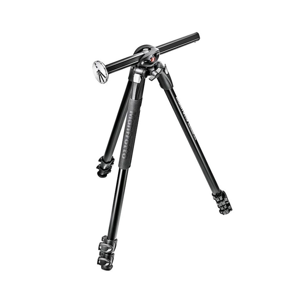 Manfrotto 290 Dual Aluminium 3-Section Tripod with 3-Way Head