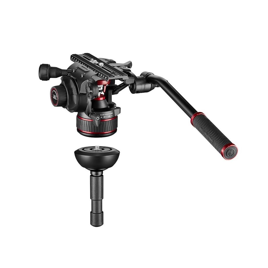 Manfrotto Nitrotech 612 Carbon Fibre Twin Leg Tripod with Middle Spreader