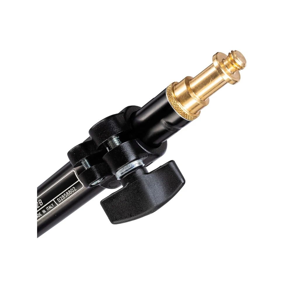 Manfrotto Adjustable Backlite Pole Black with 5/8 and 1/4 Inch Mounts