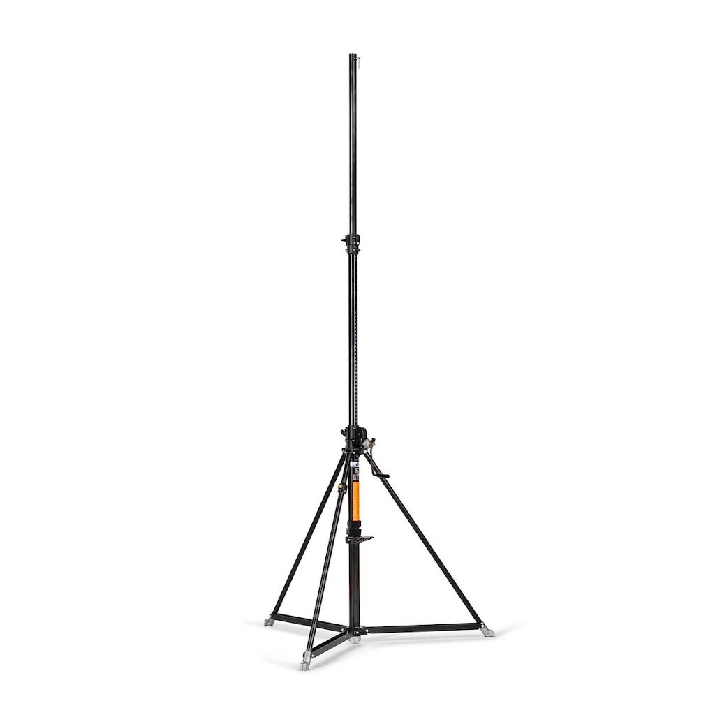 Manfrotto Super Wind Up Black Steel Lighting Stand