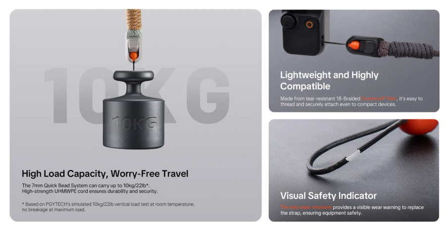 PGYTECH Pocket-Series Camera Strap (Refined Style-Aurora Purple)