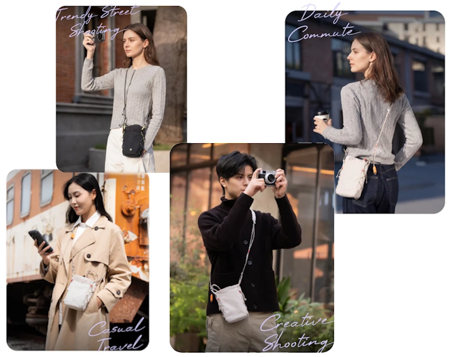 PGYTECH OneGo Casual Crossbody Mobile Bag (Moonlit Grey)​