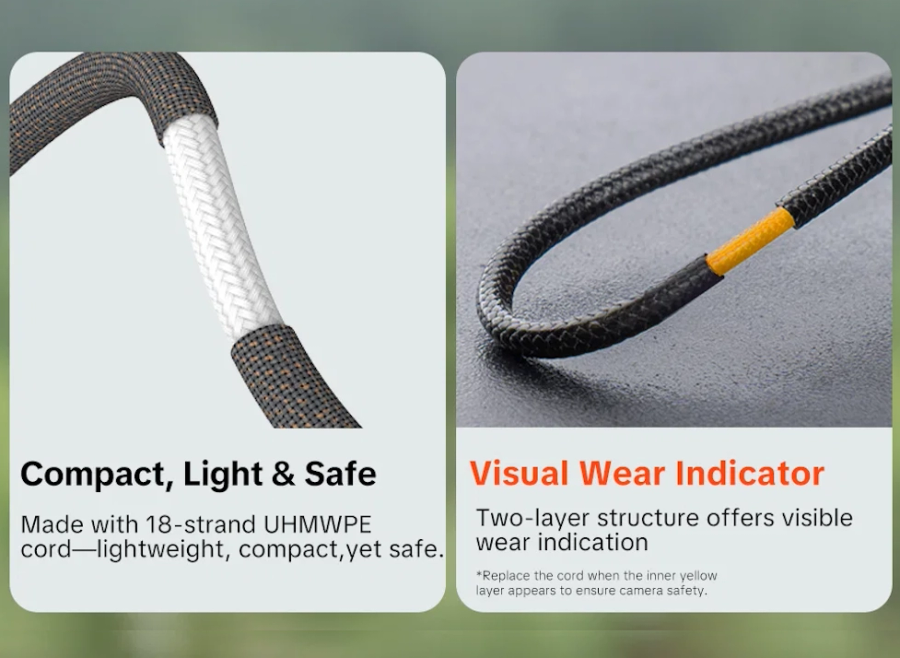 PGYTECH Camera Wrist Strap Slim (Outdoor-Blaze Red)