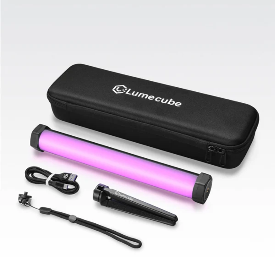 Lume Cube 12" RGB Tube Light with App Control, Mini Tripod, Wrist Strap and Case**