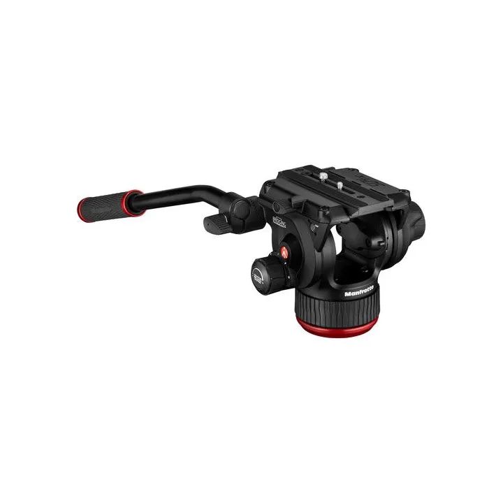 Manfrotto 504X Video Tripod Kit incl.1x FOC MF114MV Cine & Video Dolly for Spiked Feet