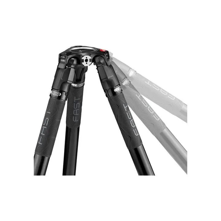Manfrotto 504X Video Tripod Kit incl.1x FOC MF114MV Cine & Video Dolly for Spiked Feet
