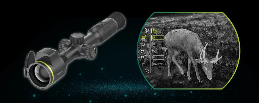 Pixfra PEGASUS 2 LRF Thermal Riflescope 35mm Pix 640x512 Dis 1600x1200
