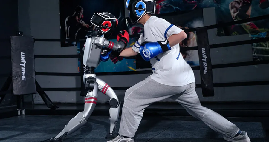 Unitree G1 Boxing Edition incl. Boxing Gloves & Headgear