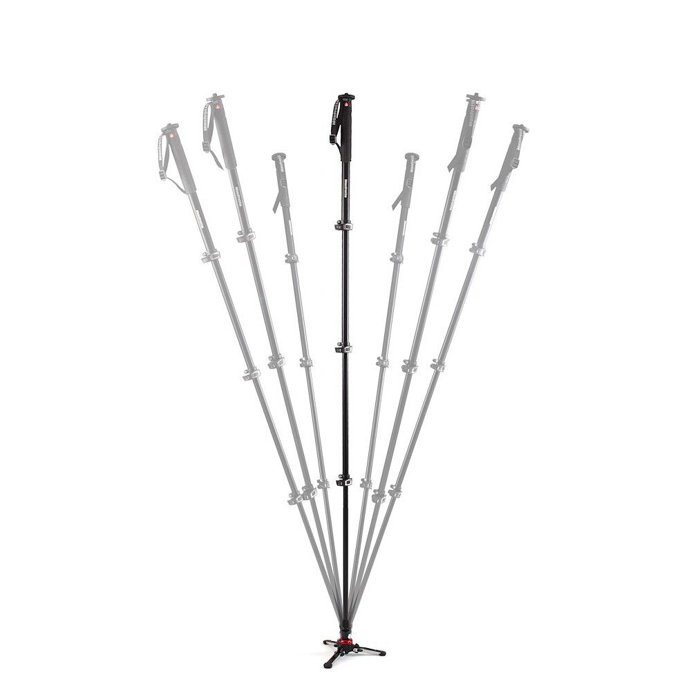 Manfrotto XPRO Aluminium 4 Section Video Monopod with FLUIDTECH Base