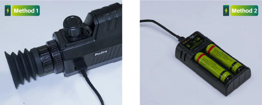 Pixfra CHIRON LRF Thermal Riflescope OLED 25mm Pix 384x288 Dis 1440x1080