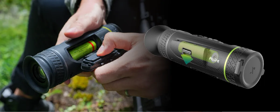 Pixfra SIRIUS Zoom Thermal Monocular OLED  50mm Pix 640x512 Dis 1920x1080