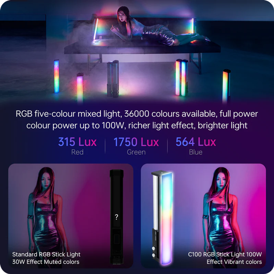 Zhiyun CINEPEER C100 RGB 100W LED Light
