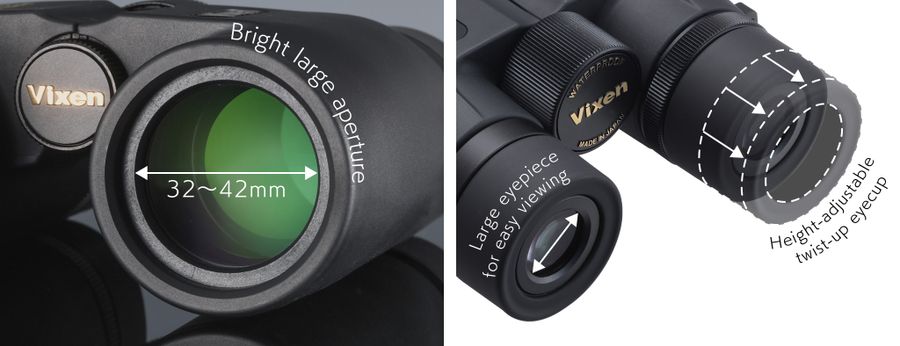 Vixen Apex J HR 10x42 WP Binocular Waterproof ED