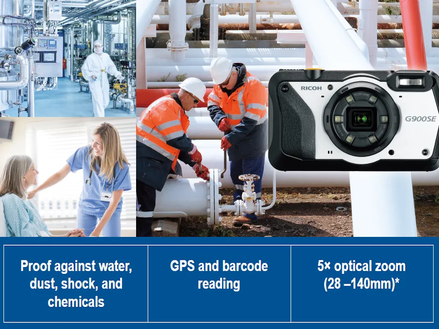 Ricoh G900SE Digital Camera with Wi-Fi & Bluetooth