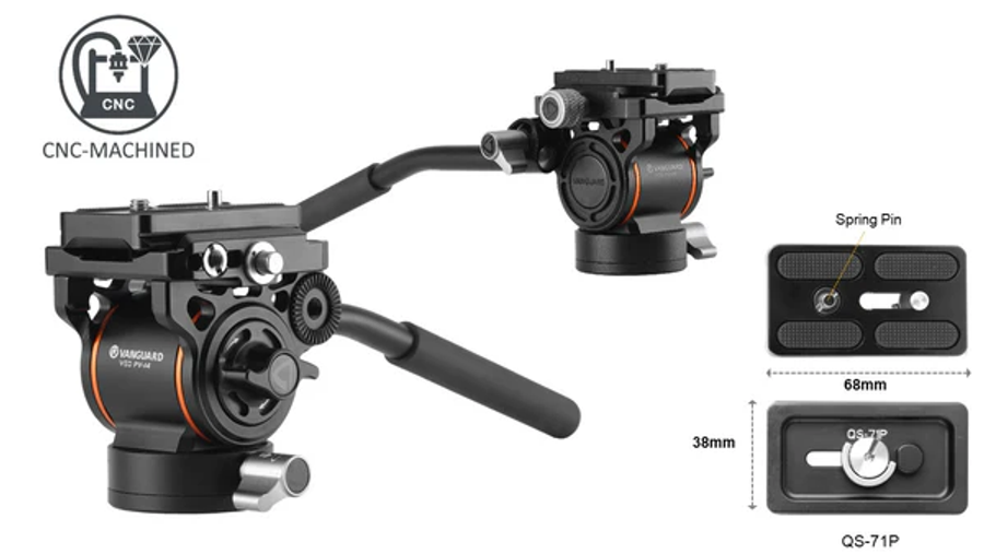 Vanguard ALTA PRO 3VL 264AV14 Video Tripod with Veo PV-14 Video Head