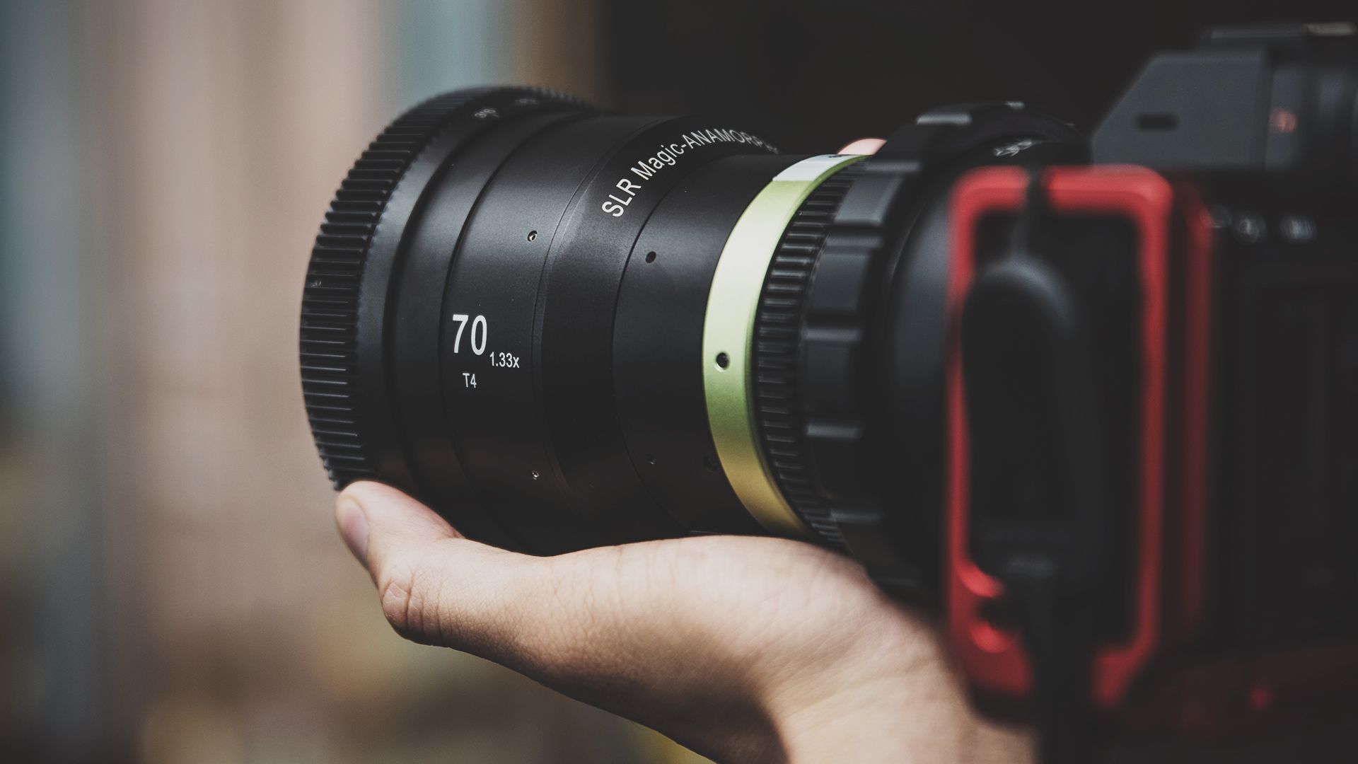 SLR Anamorphic Lens in action