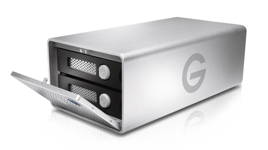 G-Technology dual-bay storage enclosure
