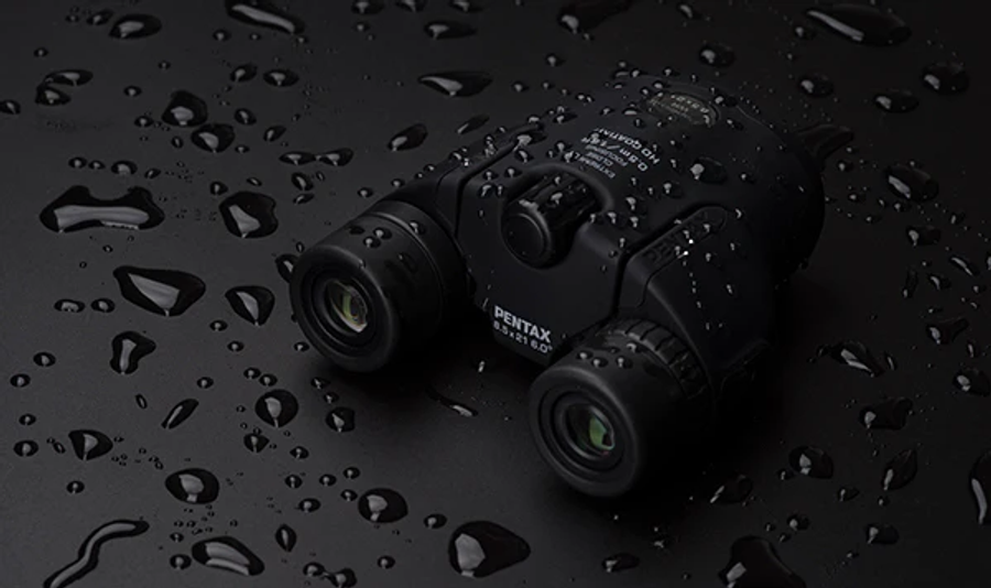 Pentax Papilio III 6.5x21 WR Binoculars - Olive