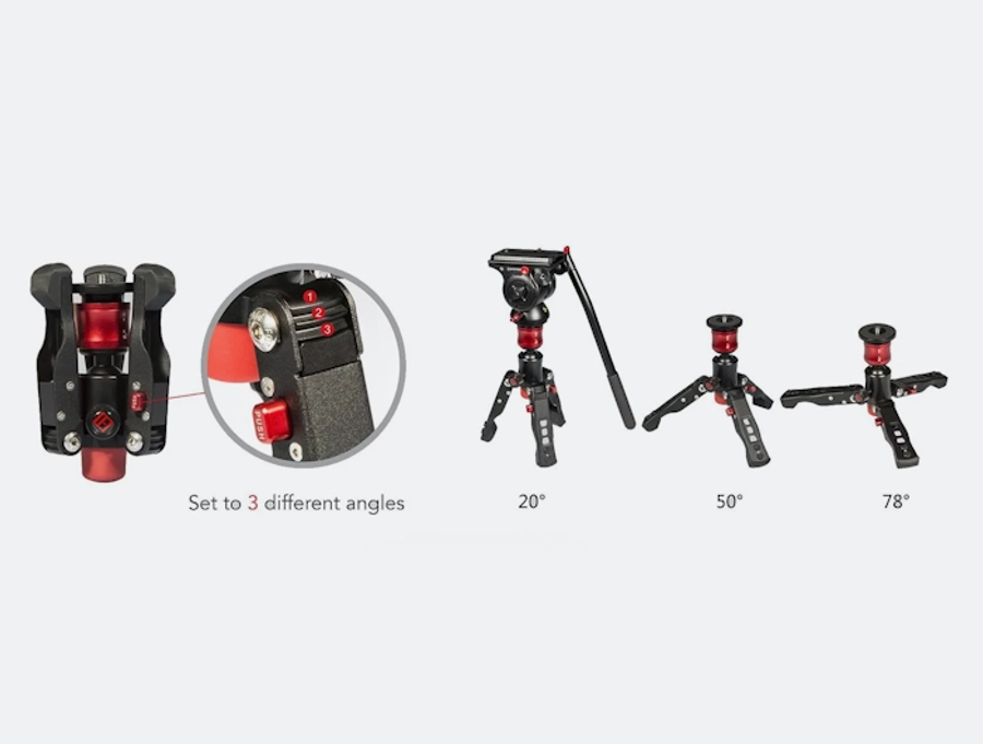 iFootage Cobra 2 A180-II Monopod with Low-Profile Tripod