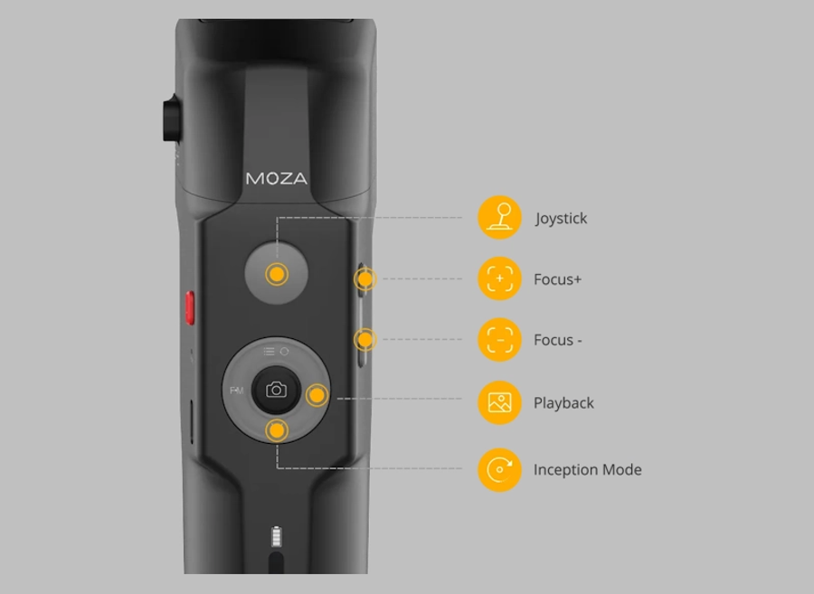 Moza Mini-S Essential Smartphone Gimbal - Black 